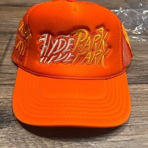 Orange Hyde Park Element of Fire Trucker Hat #HydePark